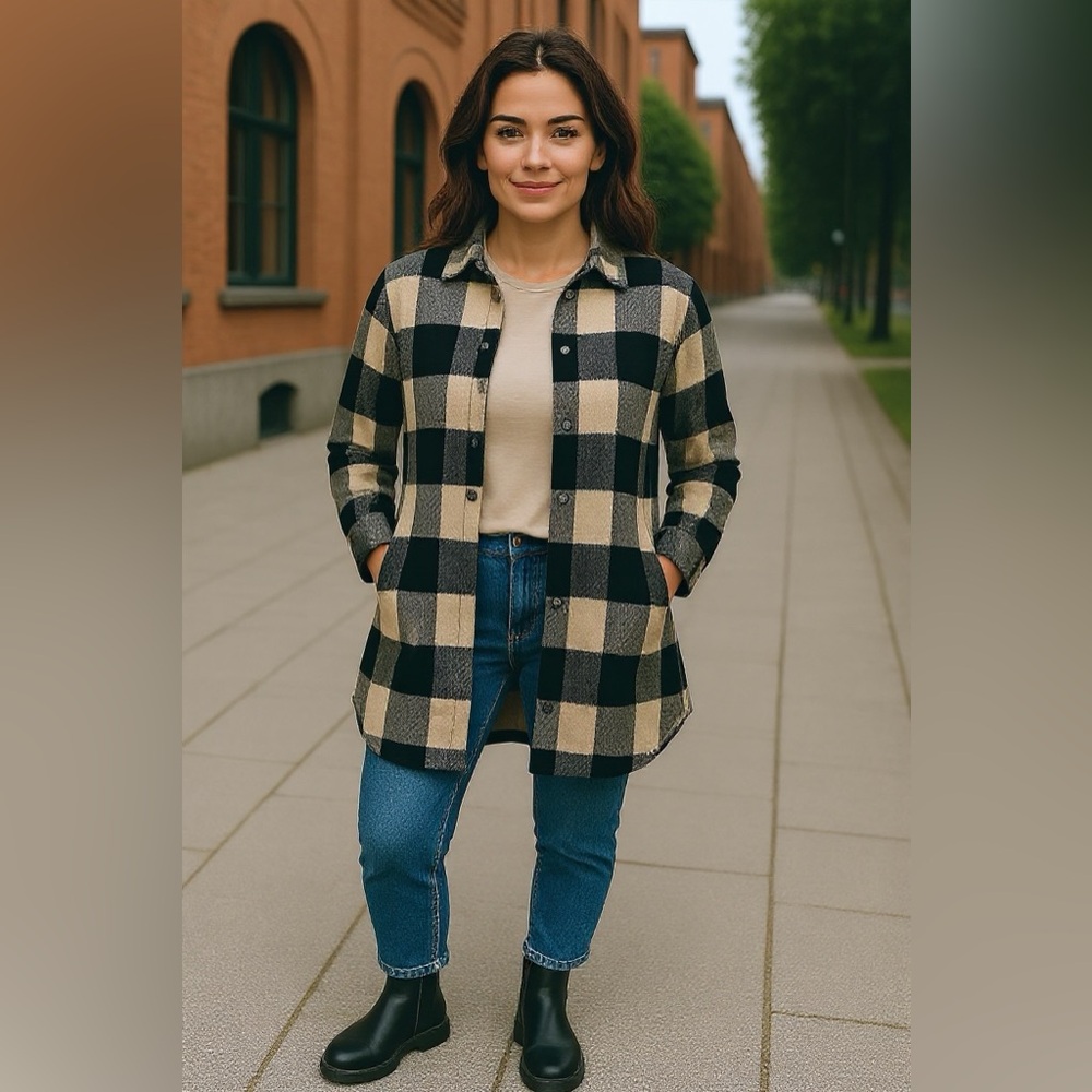 🍂 BB Dakota x Steve Madden Heavyweight Flannel Jacket | Sz Small